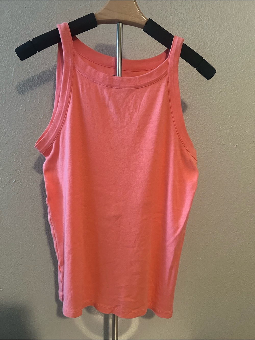 LOFT Coral Tank Top in Bright Coral